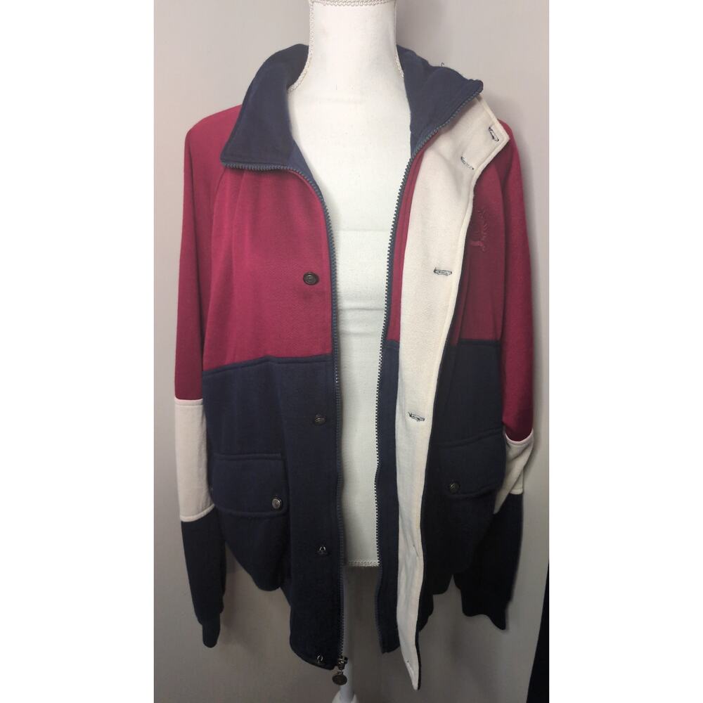 Vintage Dior Tracksuit Set Mens L Colorblock Jacket Pants 90s - Picture 6 of 12